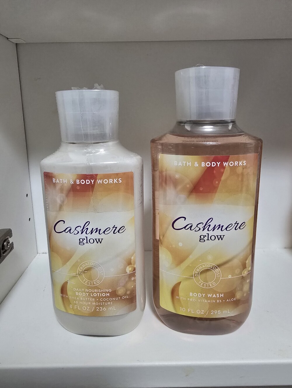 Bath & Body Works Cashmere Glow Duo - White & Peach